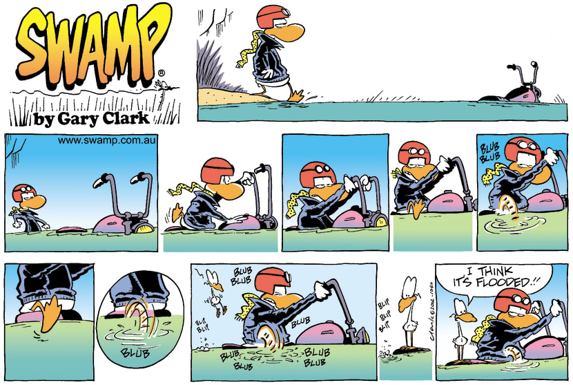 Swamp Cartoon - Wet RideJune 15, 2003