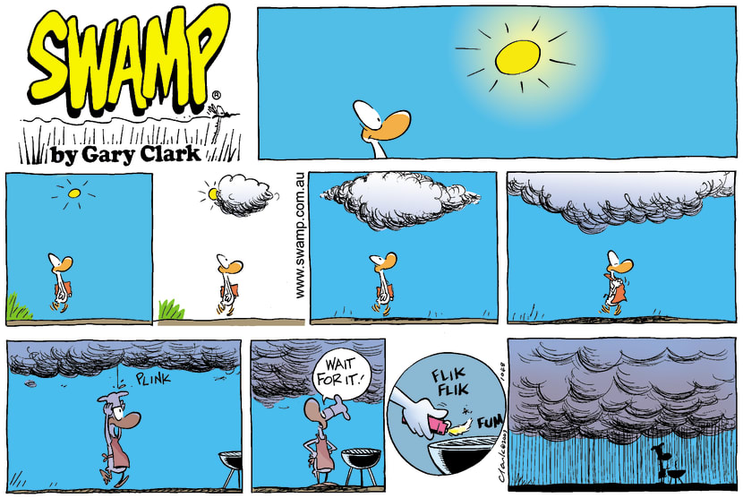 Swamp Cartoon - WeatherAugust 10, 2003
