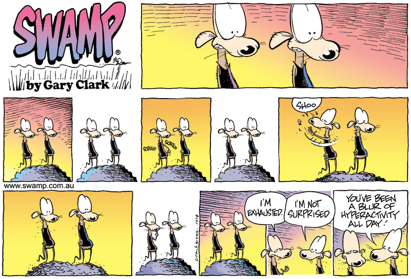 Swamp Cartoon - ExhaustedMarch 7, 2004