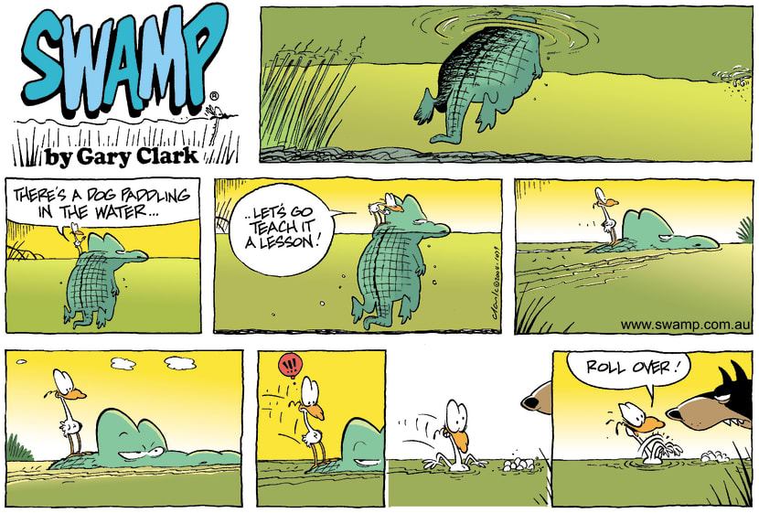 Swamp Cartoon - DogMarch 14, 2004