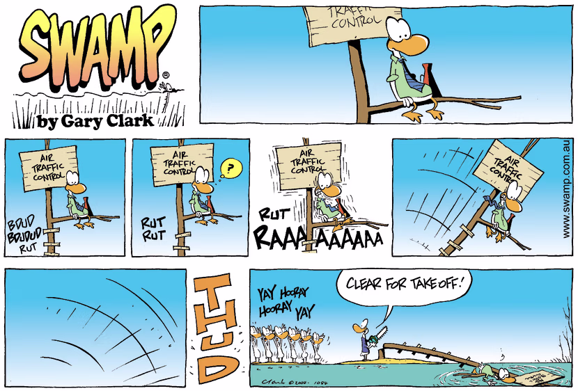 Swamp Cartoon - RemovedApril 18, 2004
