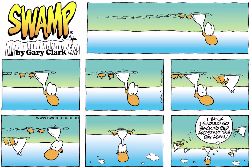 Swamp Cartoon - Wrong SideApril 25, 2004