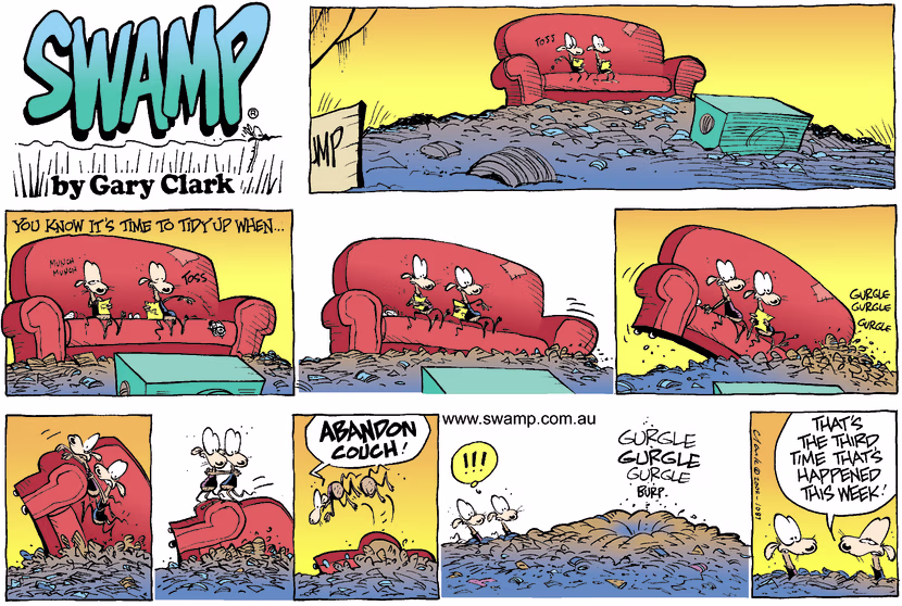 Swamp Cartoon - Sunken LoungeMay 9, 2004