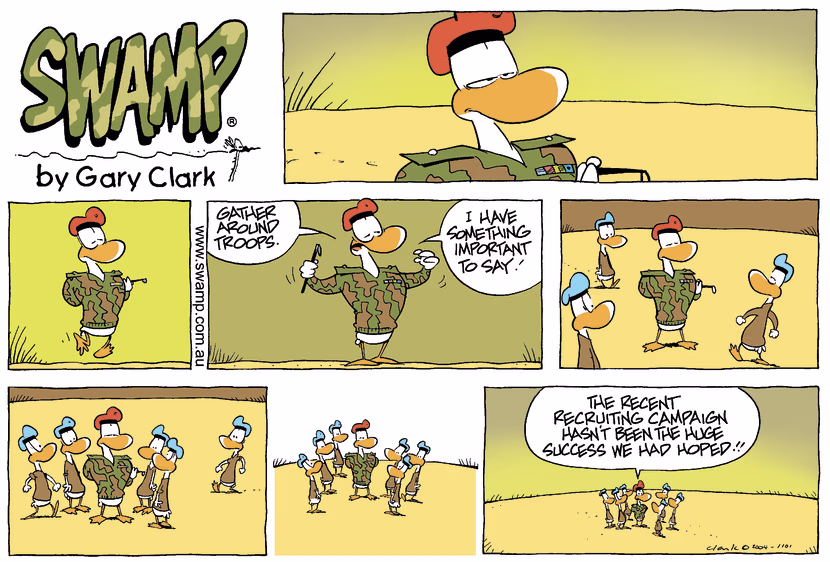 Swamp Cartoon - RecruitmentsAugust 15, 2004
