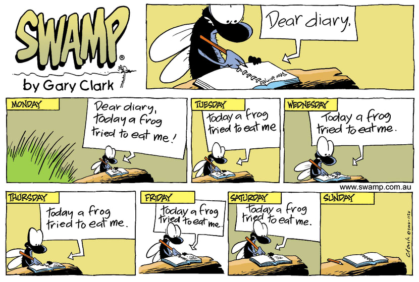 Swamp Cartoon - Dear DiaryJanuary 23, 2005