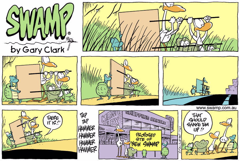 Swamp Cartoon - Enviromentally UnfriendlyMay 15, 2005