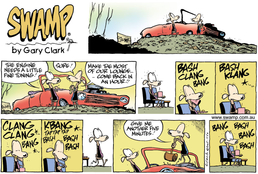 Swamp Cartoon - The MechanicOctober 30, 2005