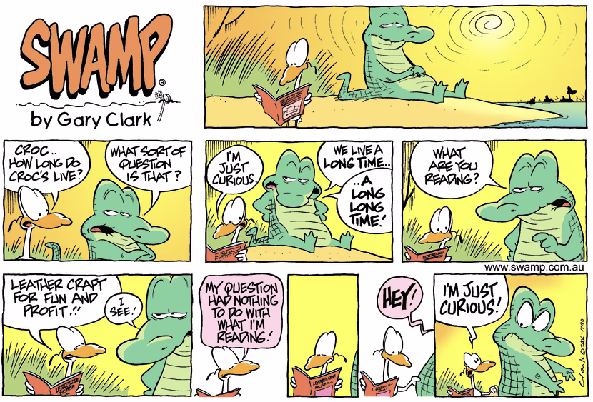 Swamp Cartoon - It is only a hobbyFebruary 19, 2006