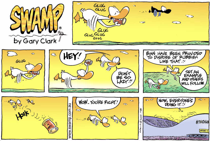 Swamp Cartoon - Enviromentally FriendlyApril 16, 2006