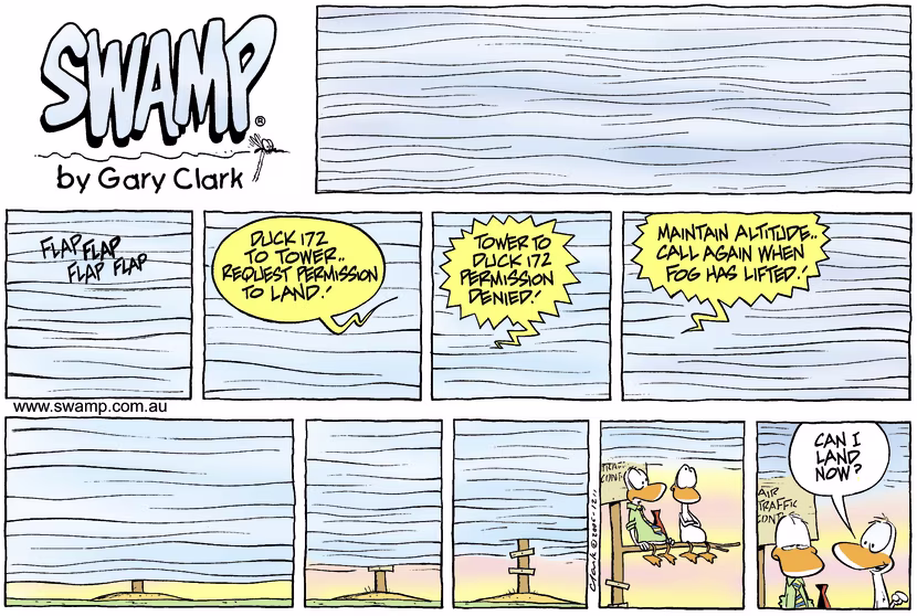 Swamp Cartoon - Foggy daysSeptember 24, 2006