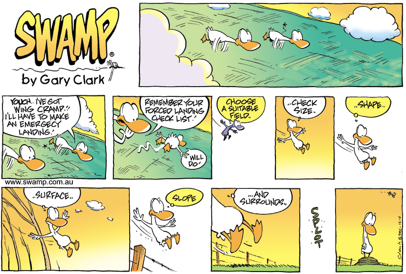 Swamp Cartoon - Flying HighOctober 29, 2006