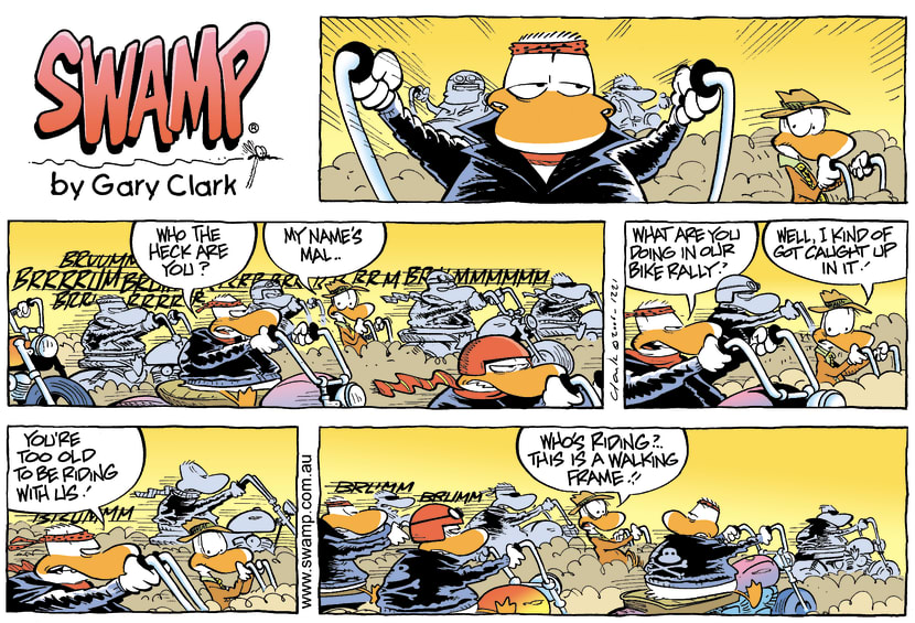 Swamp Cartoon - Biker Gang ring inDecember 3, 2006