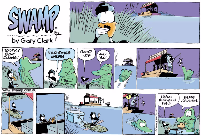 Swamp Cartoon - Sneak a snackJuly 8, 2007
