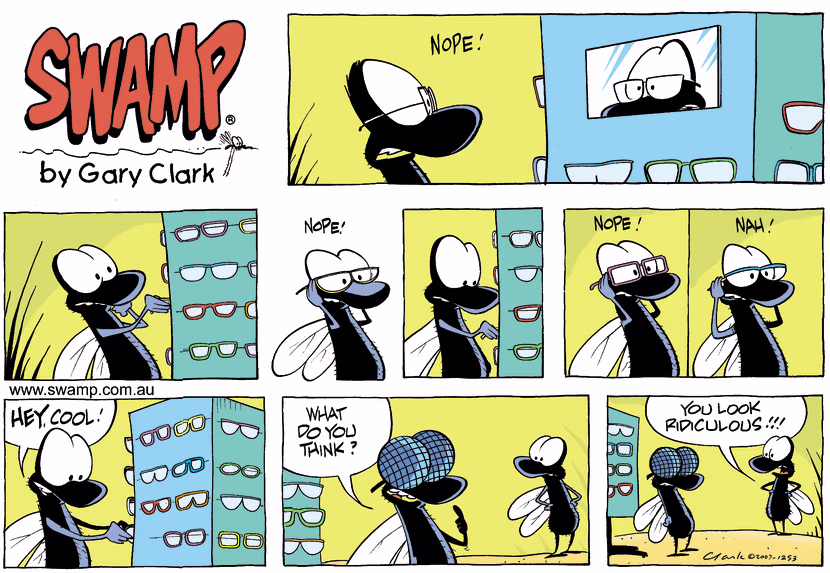Swamp Cartoon - Glass eyesJuly 22, 2007