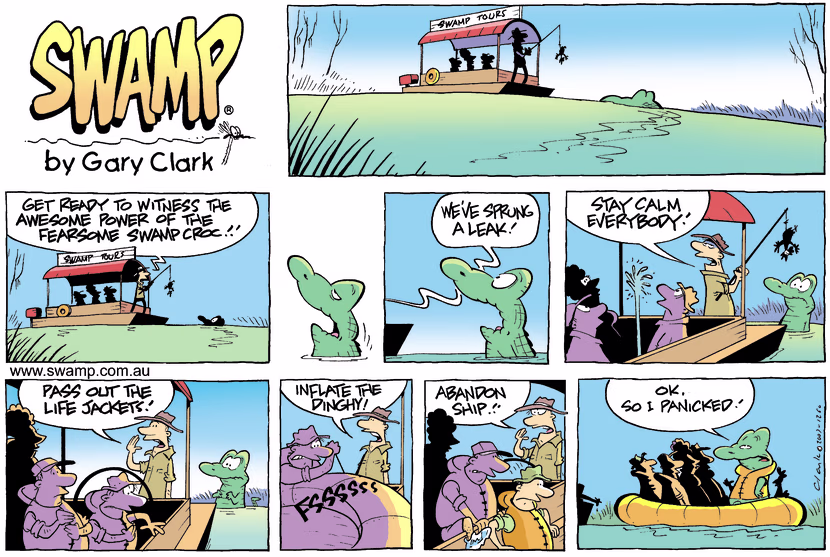 Swamp Cartoon - Fight or FlightSeptember 9, 2007