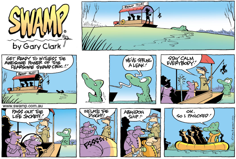 Fight or Flight - Swamp Cartoons