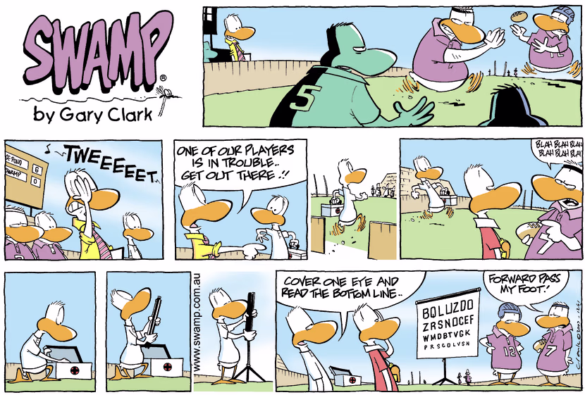 Swamp Cartoon - Eye spy my little eyeSeptember 16, 2007