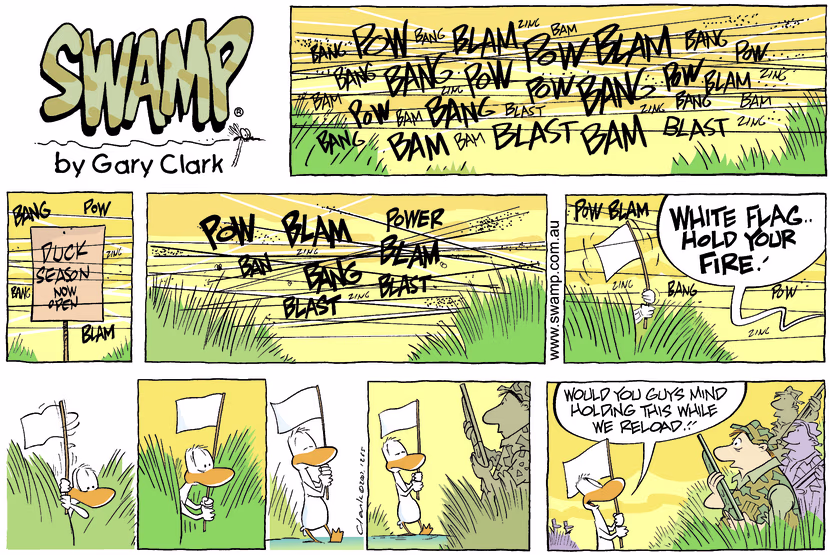 Swamp Cartoon - Hunting FunOctober 14, 2007