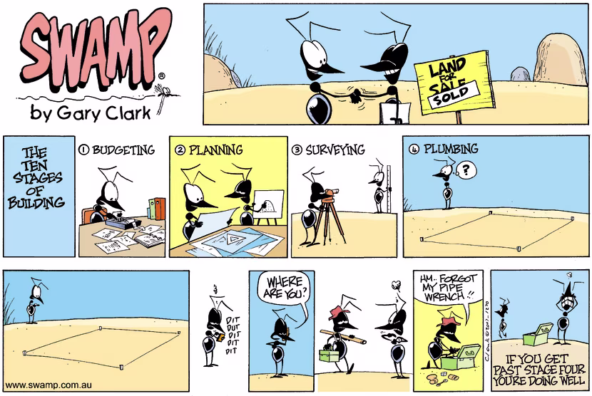 Swamp Cartoon - Hard sellNovember 18, 2007