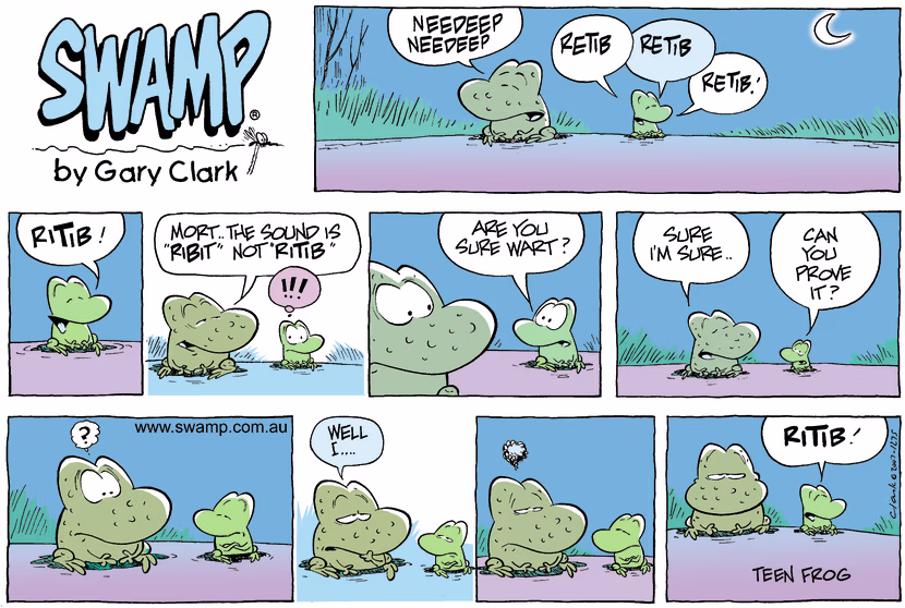 Swamp Cartoon - Language problemsDecember 23, 2007