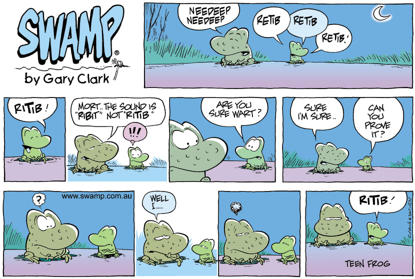 Swamp Cartoon - Language problemsDecember 23, 2007