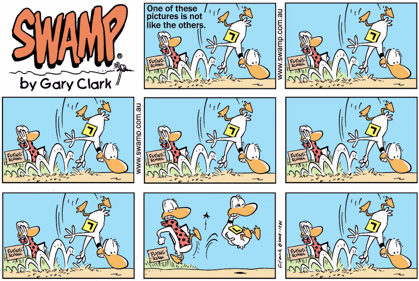 Swamp Cartoon - Find the differenceMarch 16, 2008
