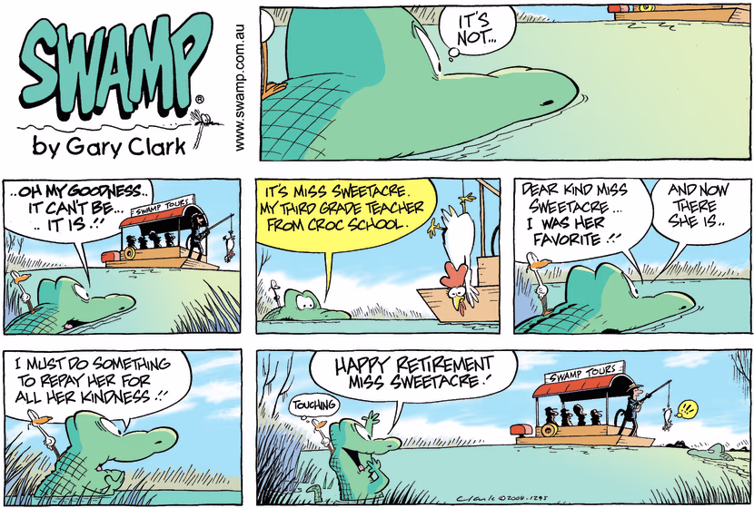 Swamp Cartoon - Down Memory LaneMay 18, 2008