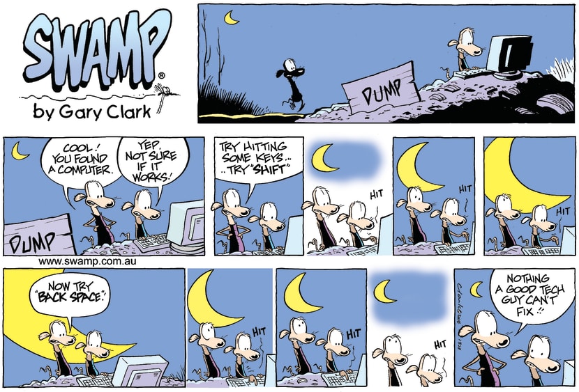 Swamp Cartoon - Help in a time of Trouble…August 17, 2008