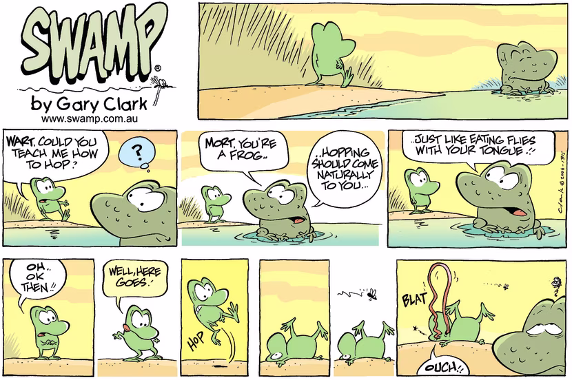 Swamp Cartoon - It Comes NaturalOctober 5, 2008