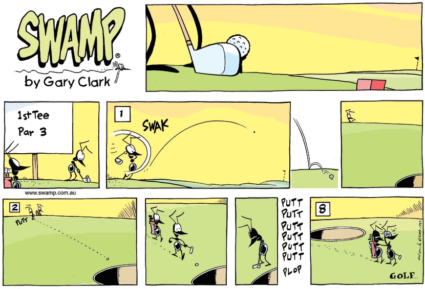Swamp Cartoon - Whole in a big oneMarch 8, 2009