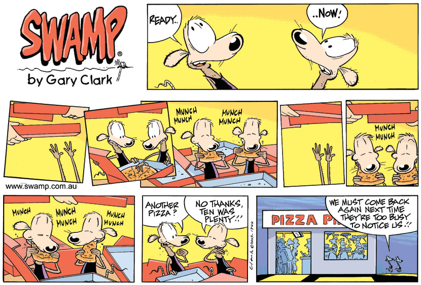 Swamp Cartoon - Take Away Delight ComicApril 26, 2009