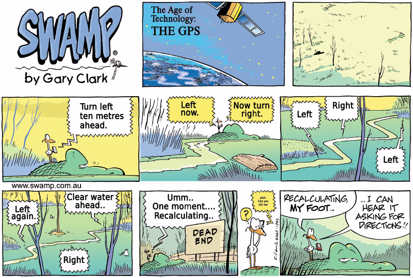Swamp Cartoon - GPSNovember 23, 2014