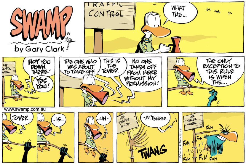 Swamp Cartoon - Getting the point.May 24, 2009
