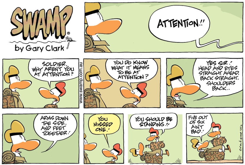Swamp Cartoon - Poor DisciplineJune 21, 2009