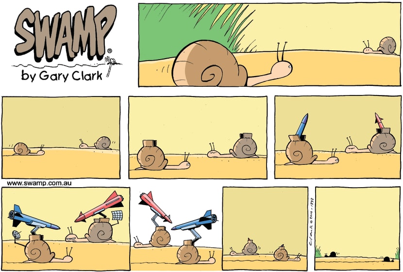 Swamp Cartoon - Shell ShockApril 4, 2010