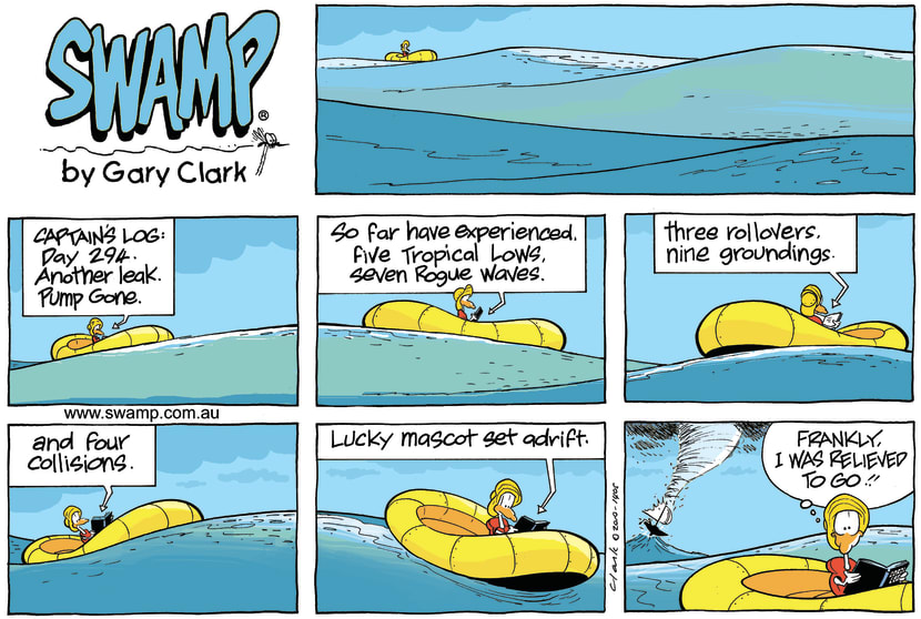 Swamp Cartoon - Close CallJune 27, 2010