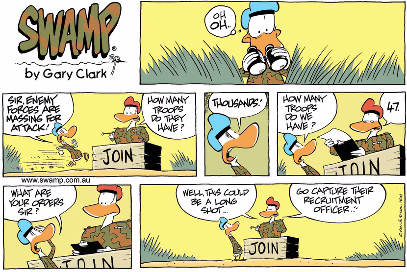 Swamp Cartoon - Backup PlanJuly 25, 2010