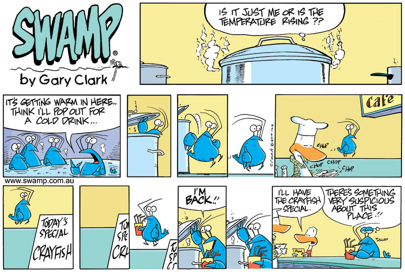Swamp Cartoon - Out of the pan into the…..September 12, 2010