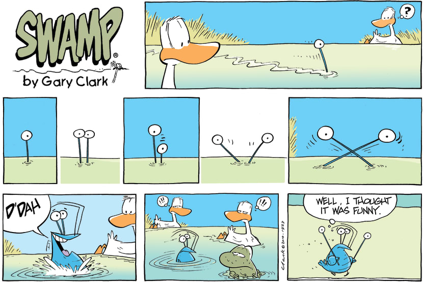 Swamp Cartoon - Practical TricksterOctober 31, 2010
