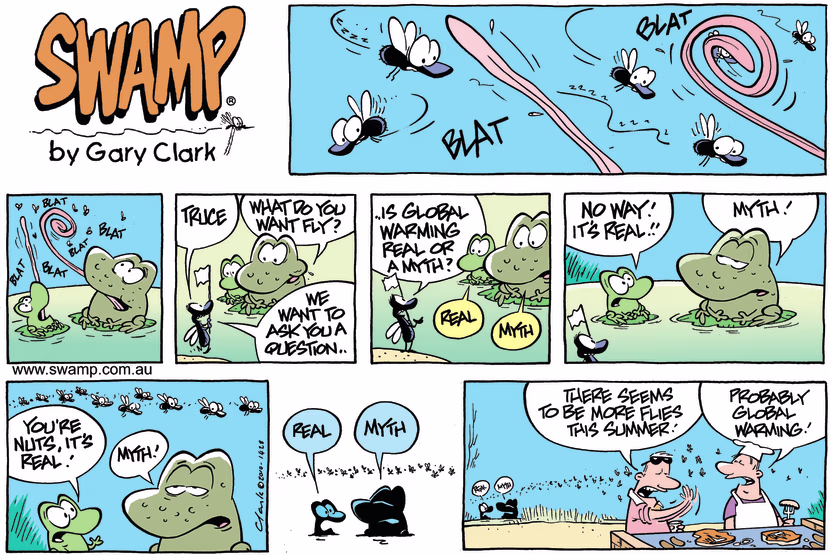 Swamp Cartoon - Summer’s hereDecember 5, 2010