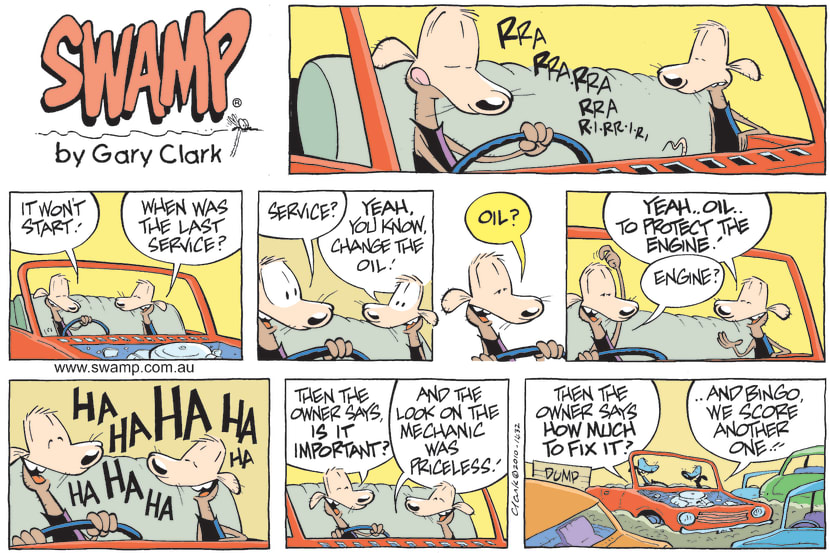 Swamp Cartoon - Another one bites the dust……January 2, 2011