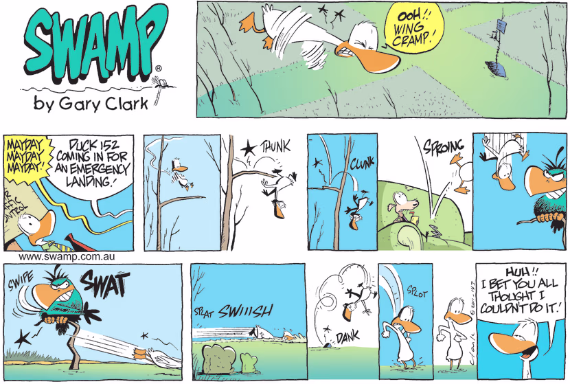 Swamp Cartoon - Pilot Emergency Landing ComicJanuary 30, 2011