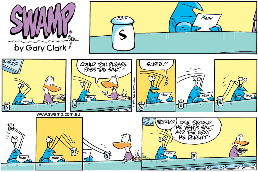 Swamp Cartoon - Misunderstood MannersMarch 13, 2011