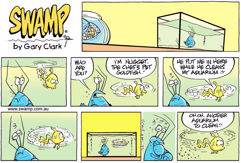 Swamp Cartoon - Toilet TalkOctober 2, 2011