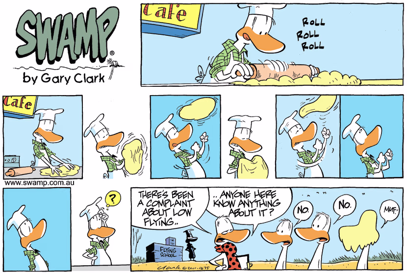 Swamp Cartoon - Kitchen HazardsOctober 30, 2011