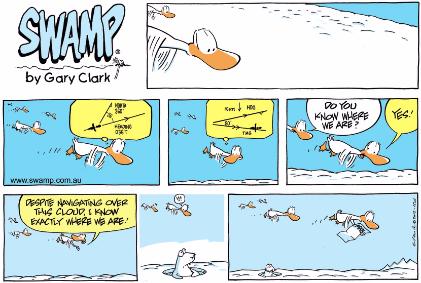 Swamp Cartoon - Directions FunJune 17, 2012
