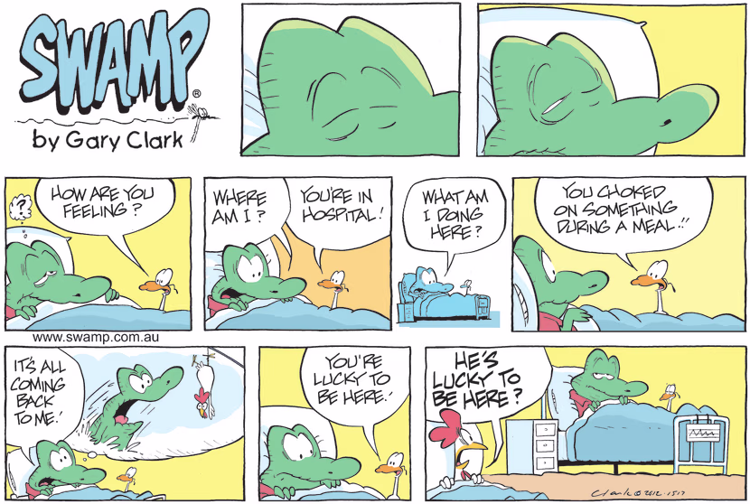 Swamp Cartoon - Where am I Comic?September 2, 2012