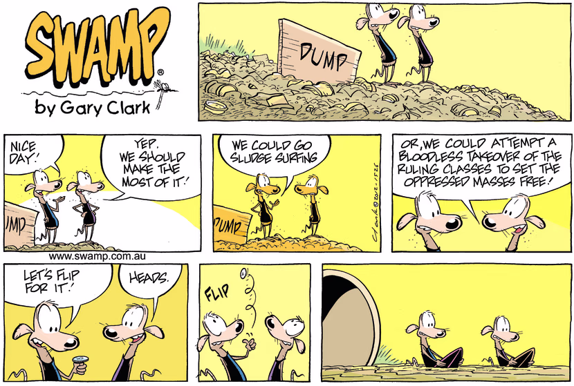 Swamp Cartoon - Decisions, Decisions ComicOctober 28, 2012