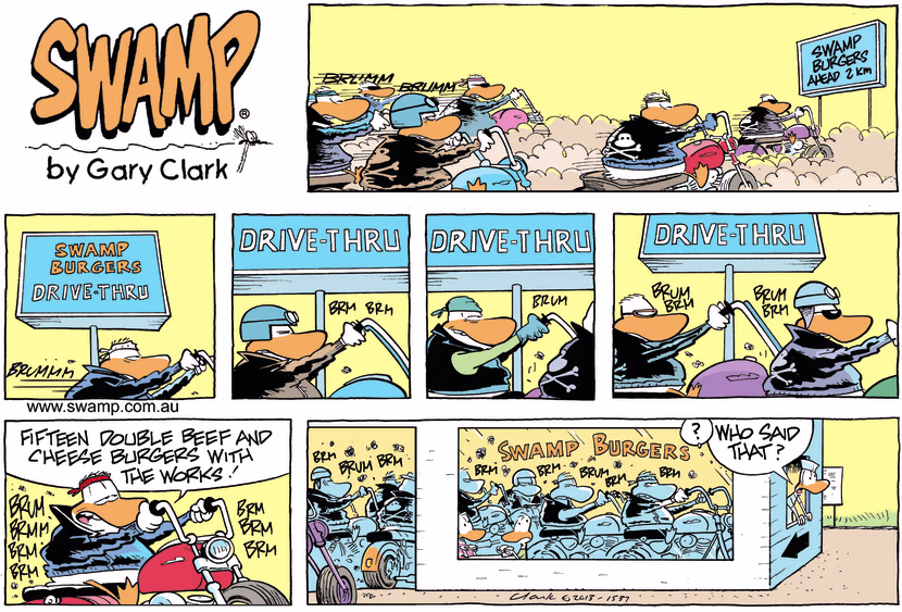Swamp Cartoon - Swamp Burgers ComicFebruary 10, 2013
