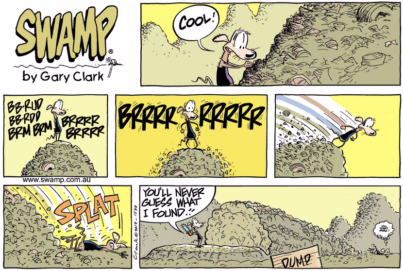 Swamp Cartoon - Timber! ComicApril 28, 2013